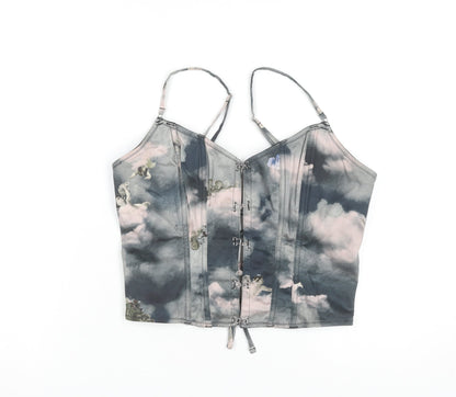Womens UK Size 14 ASOS Grey Camisole Tank