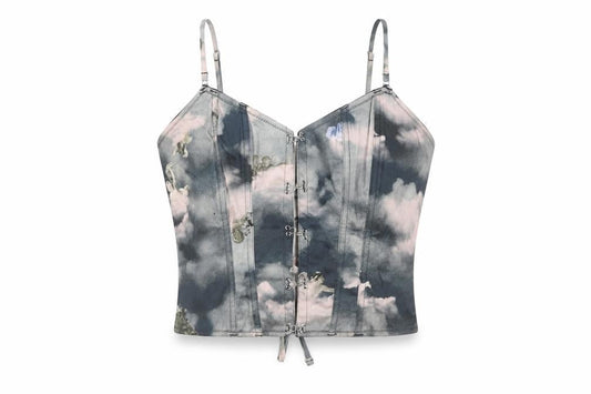 Womens UK Size 14 ASOS Grey Camisole Tank