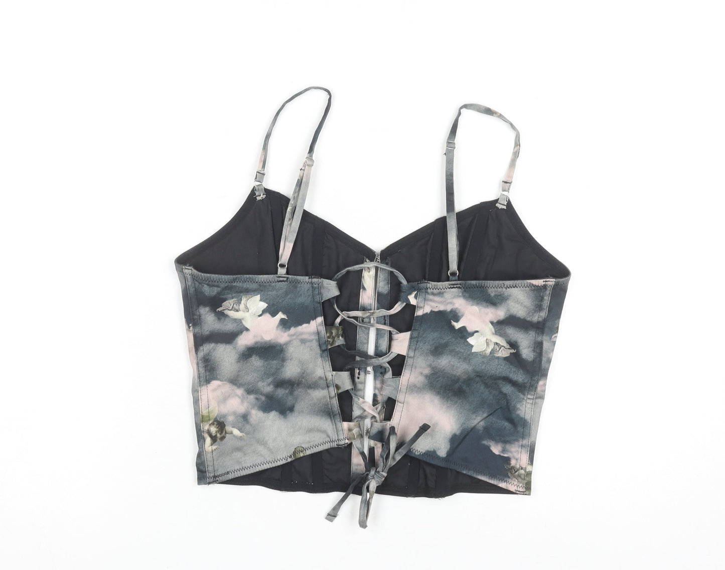 Womens UK Size 14 ASOS Grey Camisole Tank