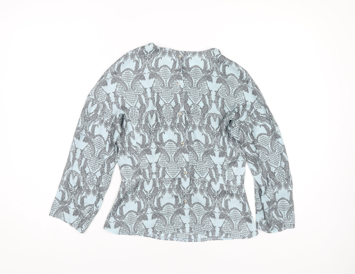 Womens UK Size XS Stile Benetton Blue  Blouse