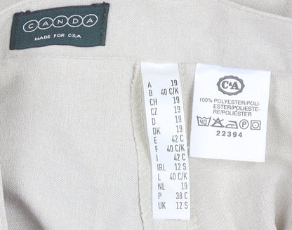Womens UK Size 12 Canda   Beige Trousers
