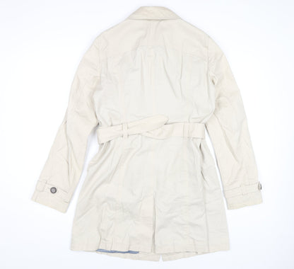 Esprit Women's Beige Trench Coat Size 12 Classic Style