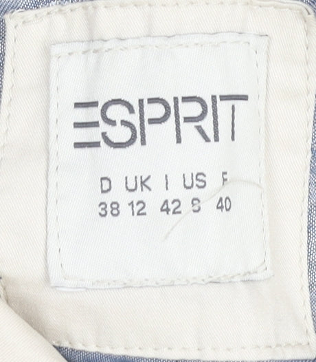 Esprit Women's Beige Trench Coat Size 12 Classic Style