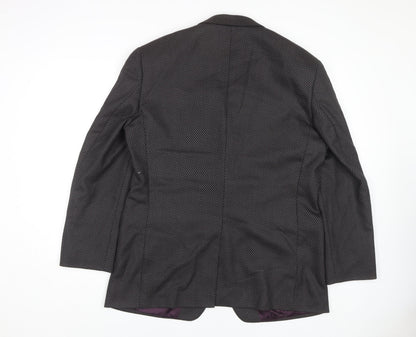Marks and Spencer Men's Black Wool Blazer M