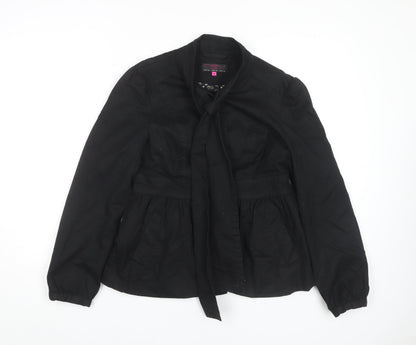 Womens UK Size 10 New Look Black Basic Jacket