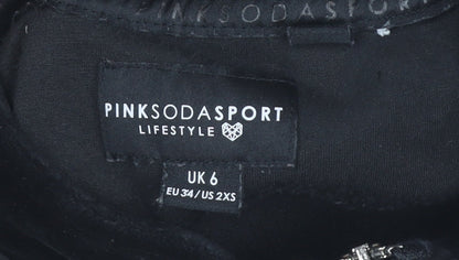 Pink Soda Sport Women's Black Pullover Hoodie Size 6