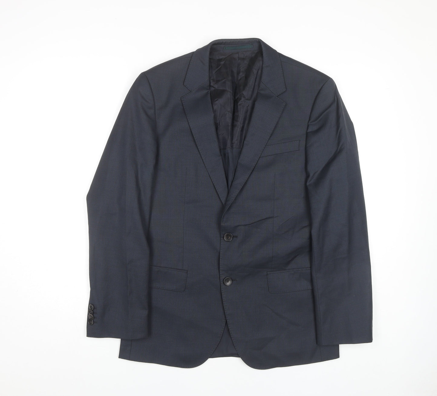 Mens UK Size 36 HUGO BOSS Regular Blue Suit Jacket
