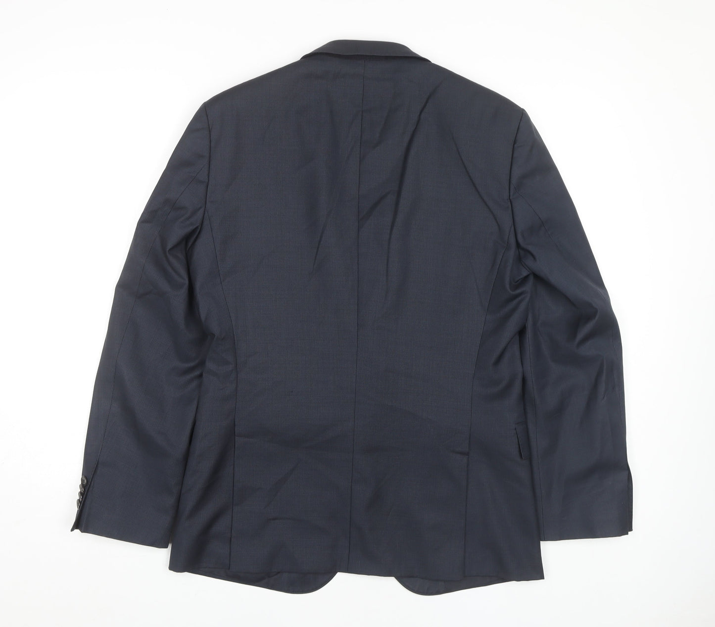 Mens UK Size 36 HUGO BOSS Regular Blue Suit Jacket