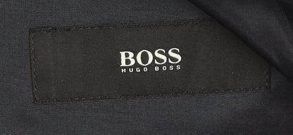 Mens UK Size 36 HUGO BOSS Regular Blue Suit Jacket