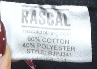 Rascal Boys Black Jogger Trousers XL