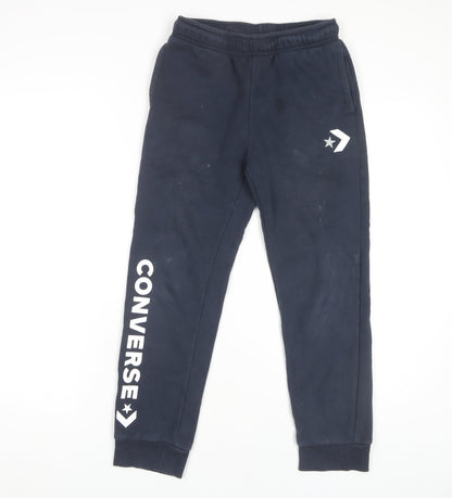Converse Boys Blue Jogger Trousers, Size L, Casual Wear