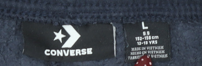 Converse Boys Blue Jogger Trousers, Size L, Casual Wear