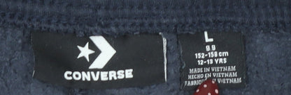 Converse Boys Blue Jogger Trousers, Size L, Casual Wear