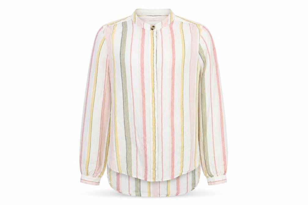 Marks and Spencer Men's Multicoloured Striped Shirt Size 16