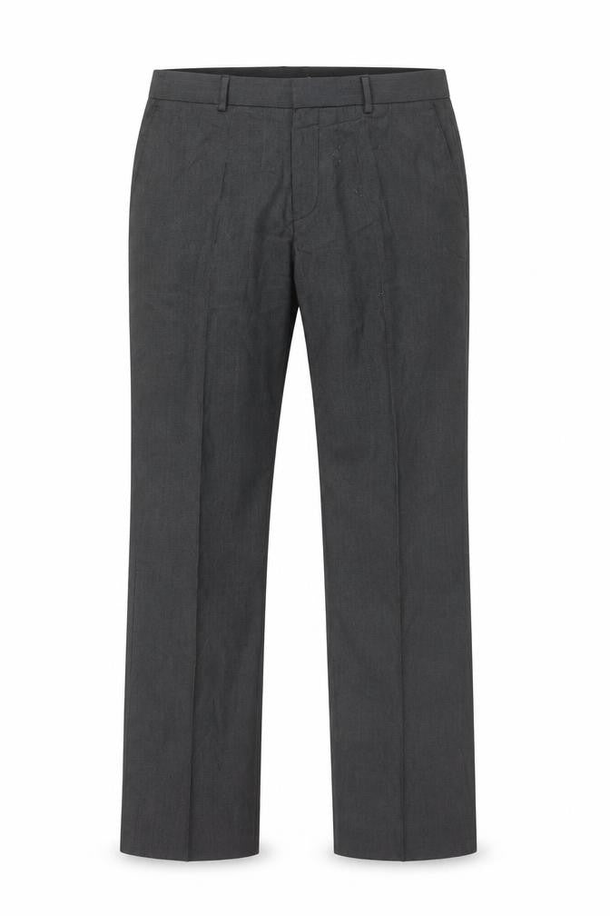 Mens UK Size 34R The Savile Row Company Regular Fit Dress Pants Black Trousers