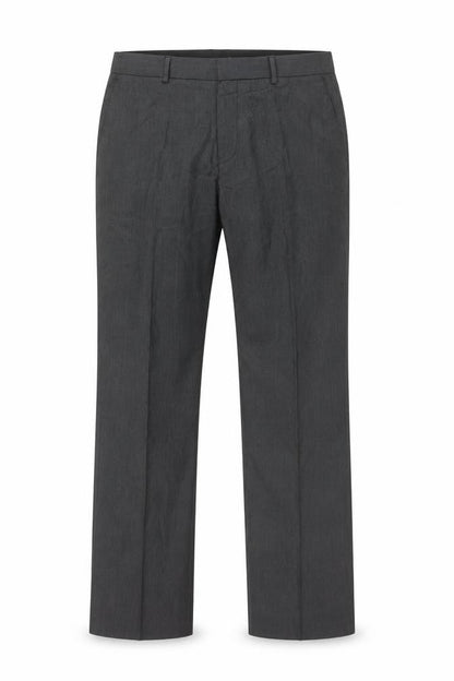 Mens UK Size 34R The Savile Row Company Regular Fit Dress Pants Black Trousers