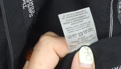 The Savile Row Company Men's Black Dress Pants 34R