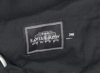 The Savile Row Company Men's Black Dress Pants 34R