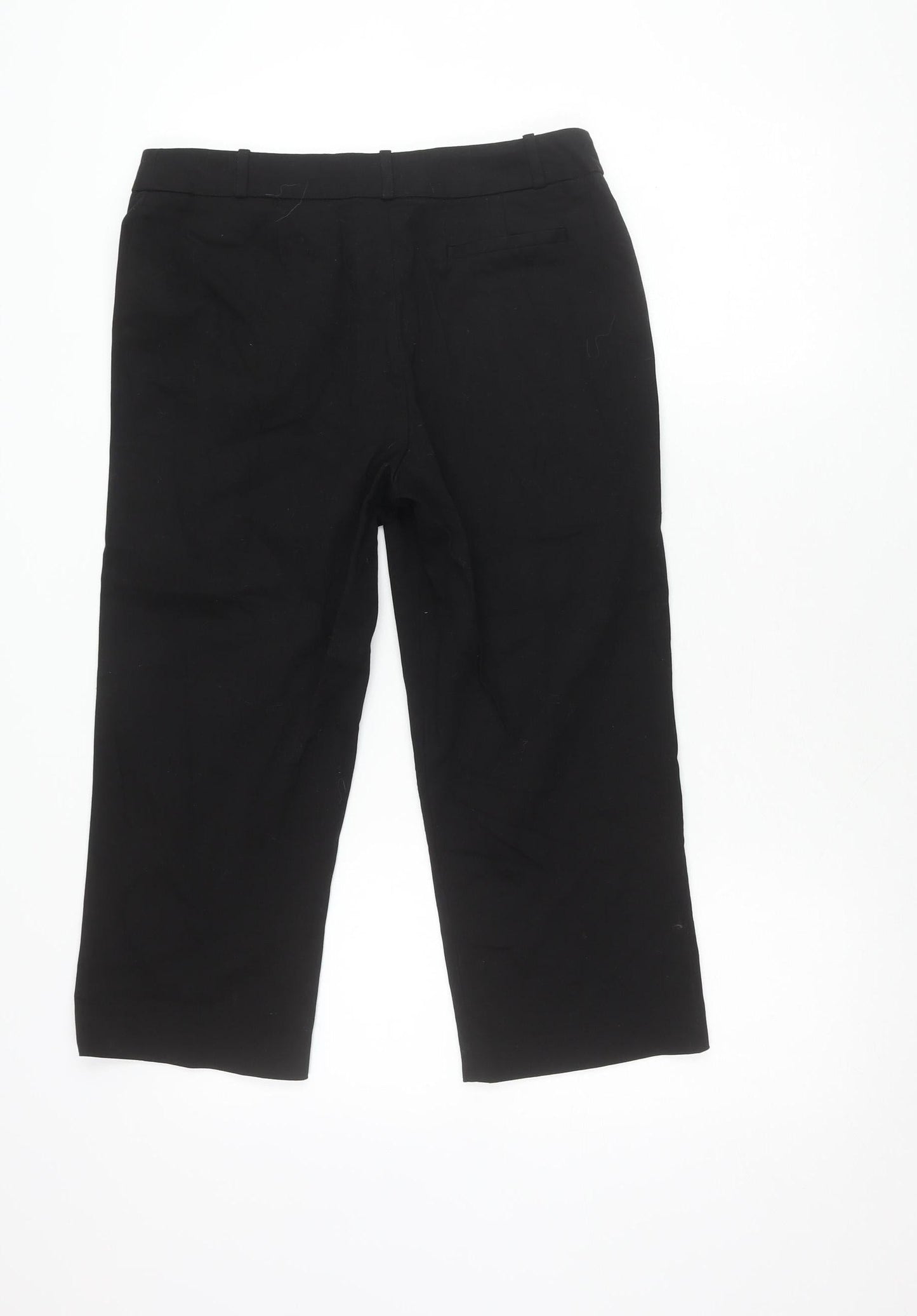 Womens UK Size 12 Wallis Regular Fit  Black Trousers