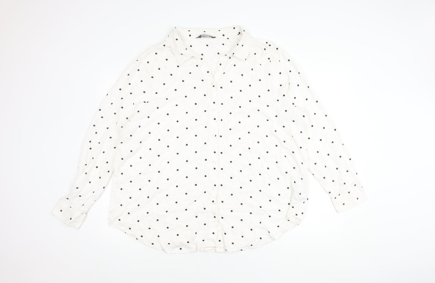 Womens UK Size 22 Marks and Spencer Ivory  Button-Up