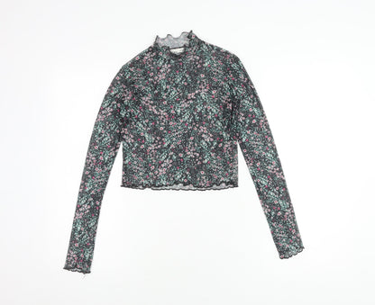 Womens UK Size 8 Pull & Bear Multicoloured Cropped