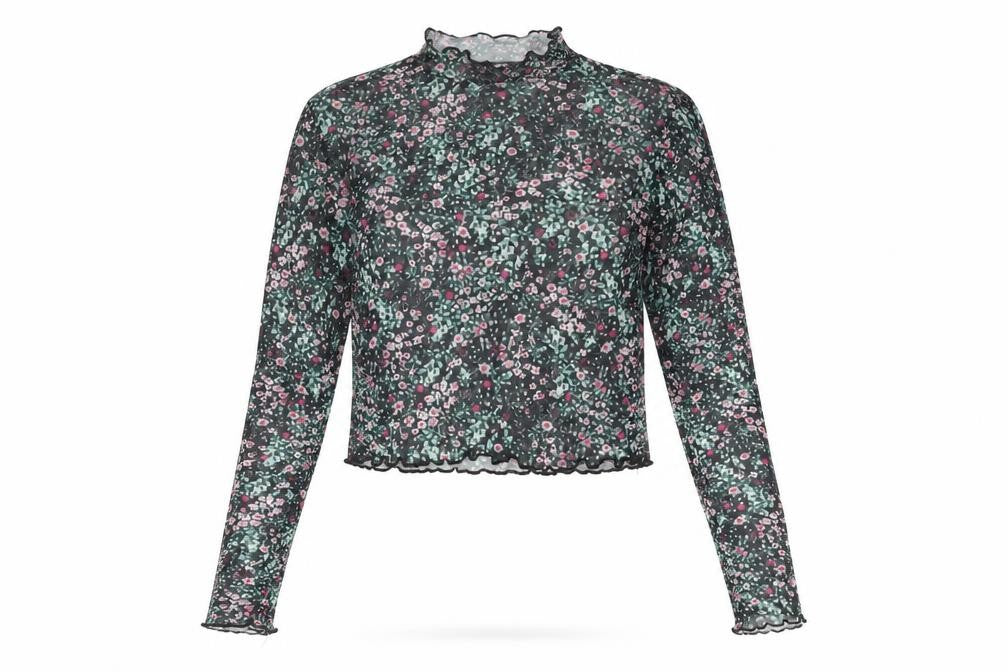 Womens UK Size 8 Pull & Bear Multicoloured Cropped