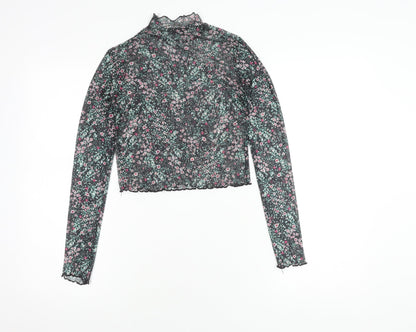 Womens UK Size 8 Pull & Bear Multicoloured Cropped