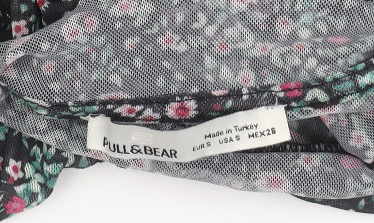 Womens UK Size 8 Pull & Bear Multicoloured Cropped