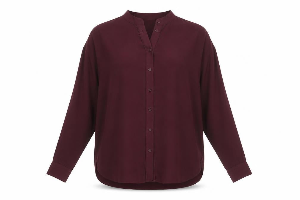 Womens UK Size 12 Warehouse Purple  Button-Up