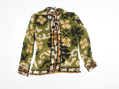 Womens UK Size XS Zara Multicoloured  Blouse