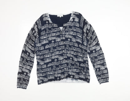 Womens UK Size 16 Tulchan Blue Pullover Jumper