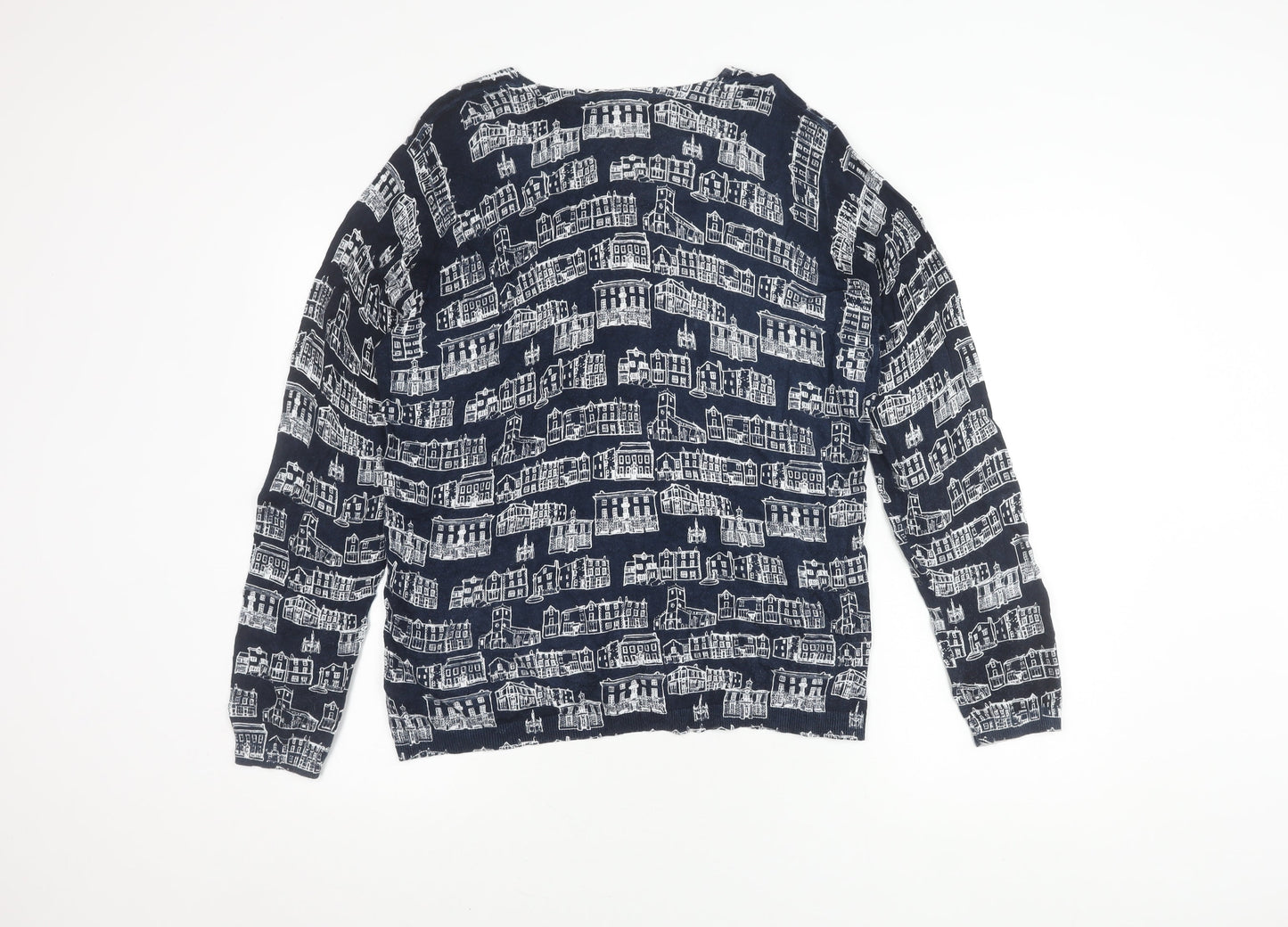 Womens UK Size 16 Tulchan Blue Pullover Jumper