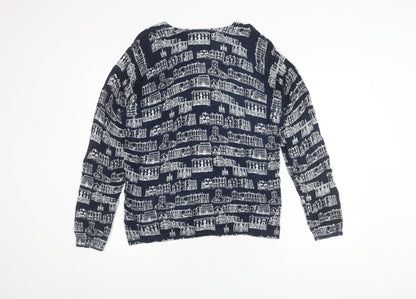 Womens UK Size 16 Tulchan Blue Pullover Jumper