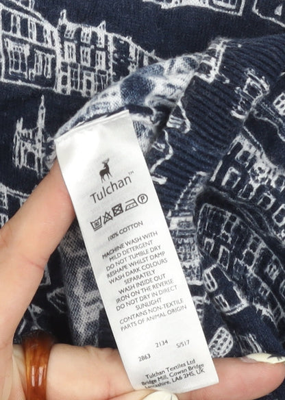 Womens UK Size 16 Tulchan Blue Pullover Jumper