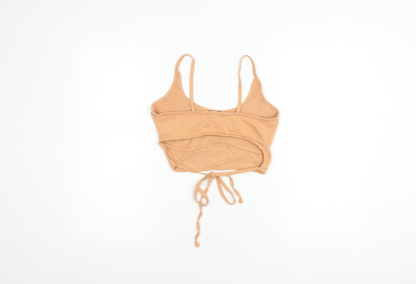 PrettyLittleThing Women's Beige Camisole Tank Top - Size 6