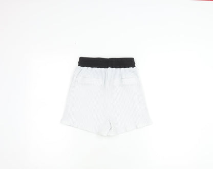 Maine De Voir Women's Black & White Striped Shorts
