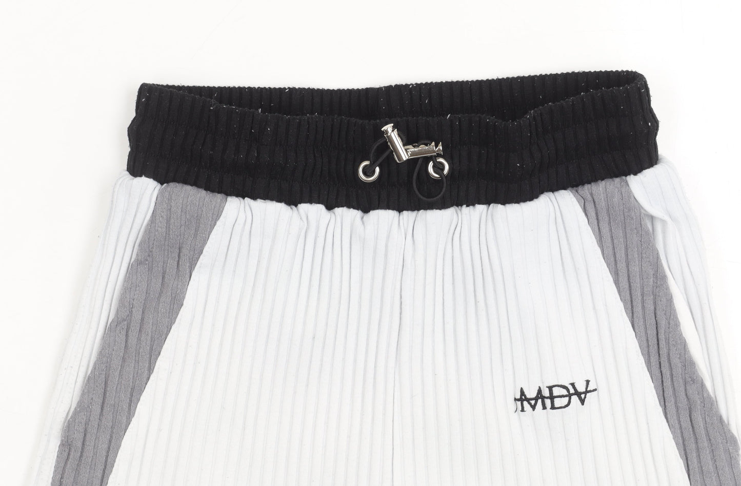Maine De Voir Women's Black & White Striped Shorts