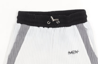 Maine De Voir Women's Black & White Striped Shorts