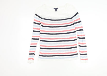 Gap Women's Multicoloured Striped XS Pullover Jumper