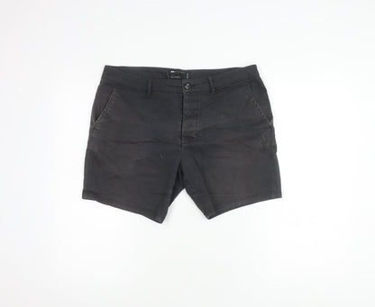 ASOS Design Black Chino Shorts for Men, Size 34
