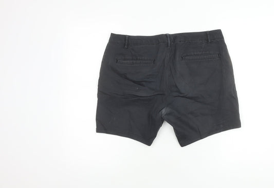ASOS Design Black Chino Shorts for Men, Size 34
