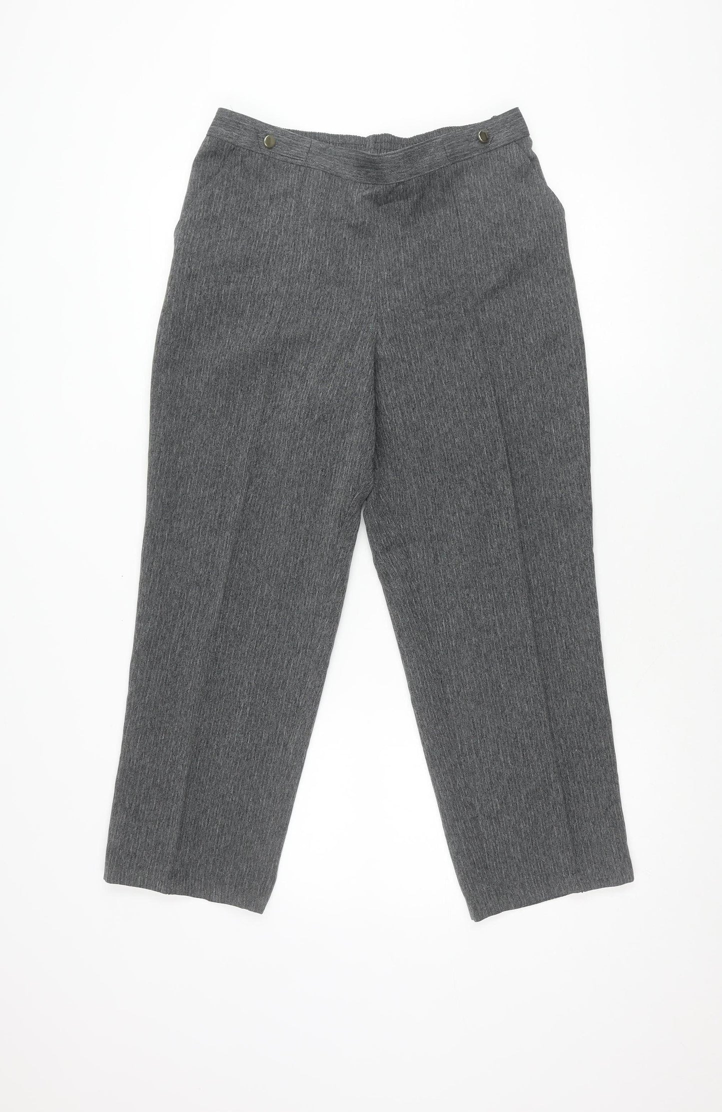 Womens UK Size 12 Marks and Spencer   Grey Trousers