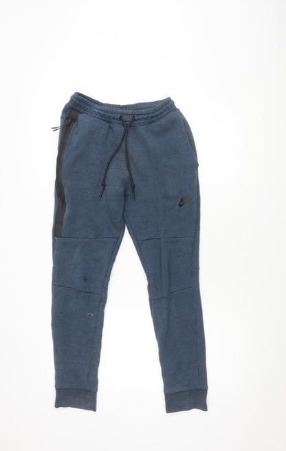 Nike Men's Blue Small Jogger Trousers, Gym Ready