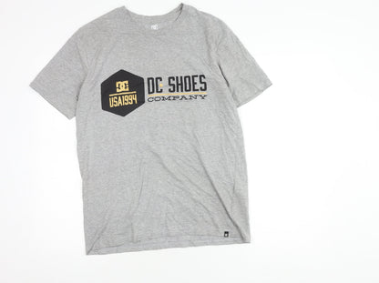Mens UK Size S DC Grey  T-Shirt