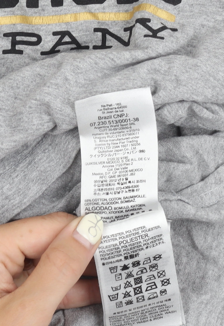 Mens UK Size S DC Grey  T-Shirt