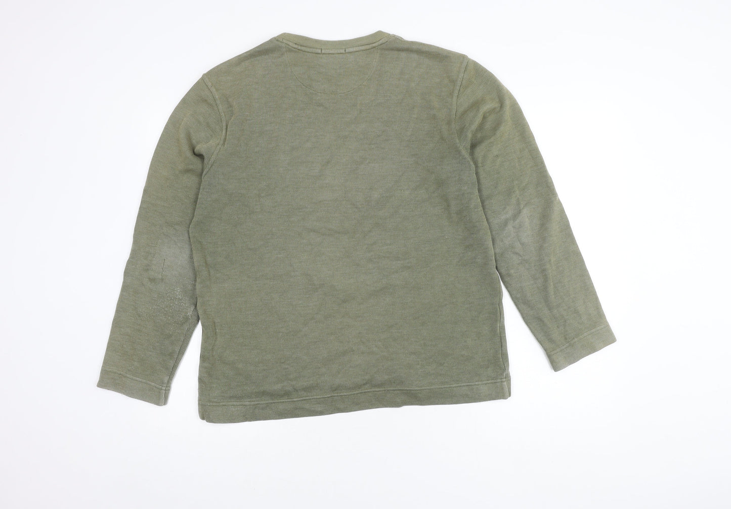 Gap Men's M Green Pullover Cotton Blend Jumper