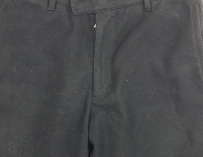 Prada Men's Black Wool Trousers Size 48