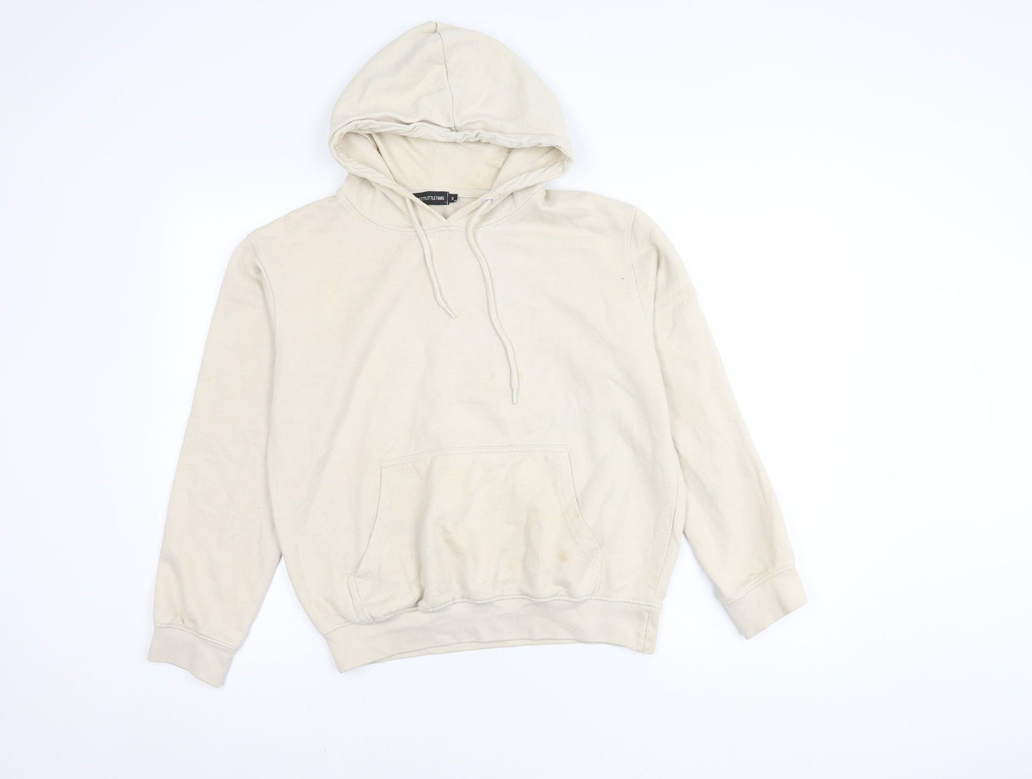 PrettyLittleThing Women's Beige Hoodie Size S