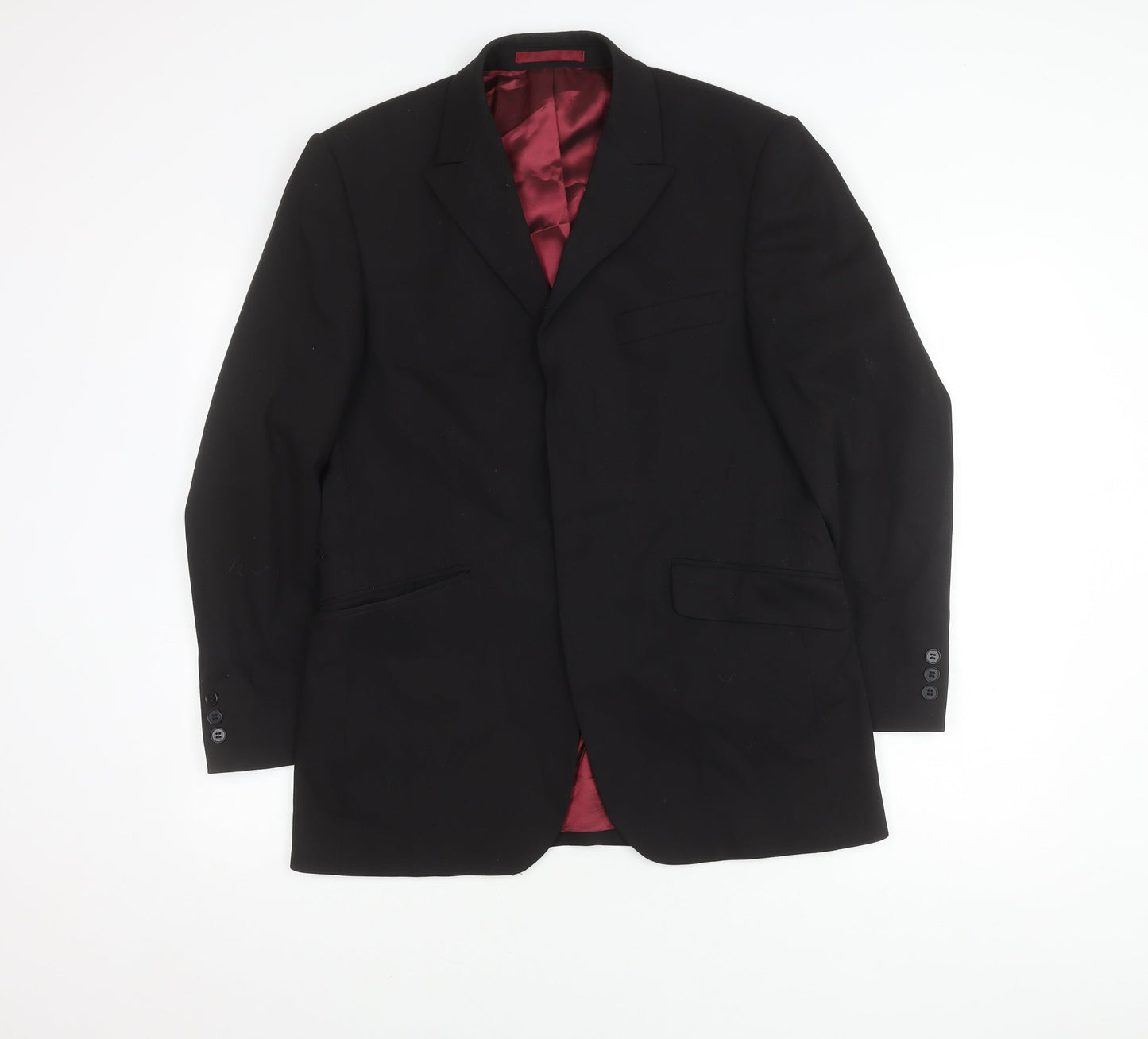 Mens UK Size 38 Burton Regular Black Suit Jacket
