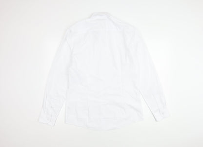 Taylor & Wright Men's White Slim Fit Shirt, Size 15